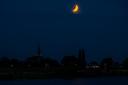 Lunar eclipse near Everdingen